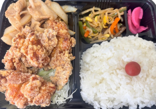 1番人気の「からしょう弁当」などボリュームたっぷりのお弁当が勢揃い！